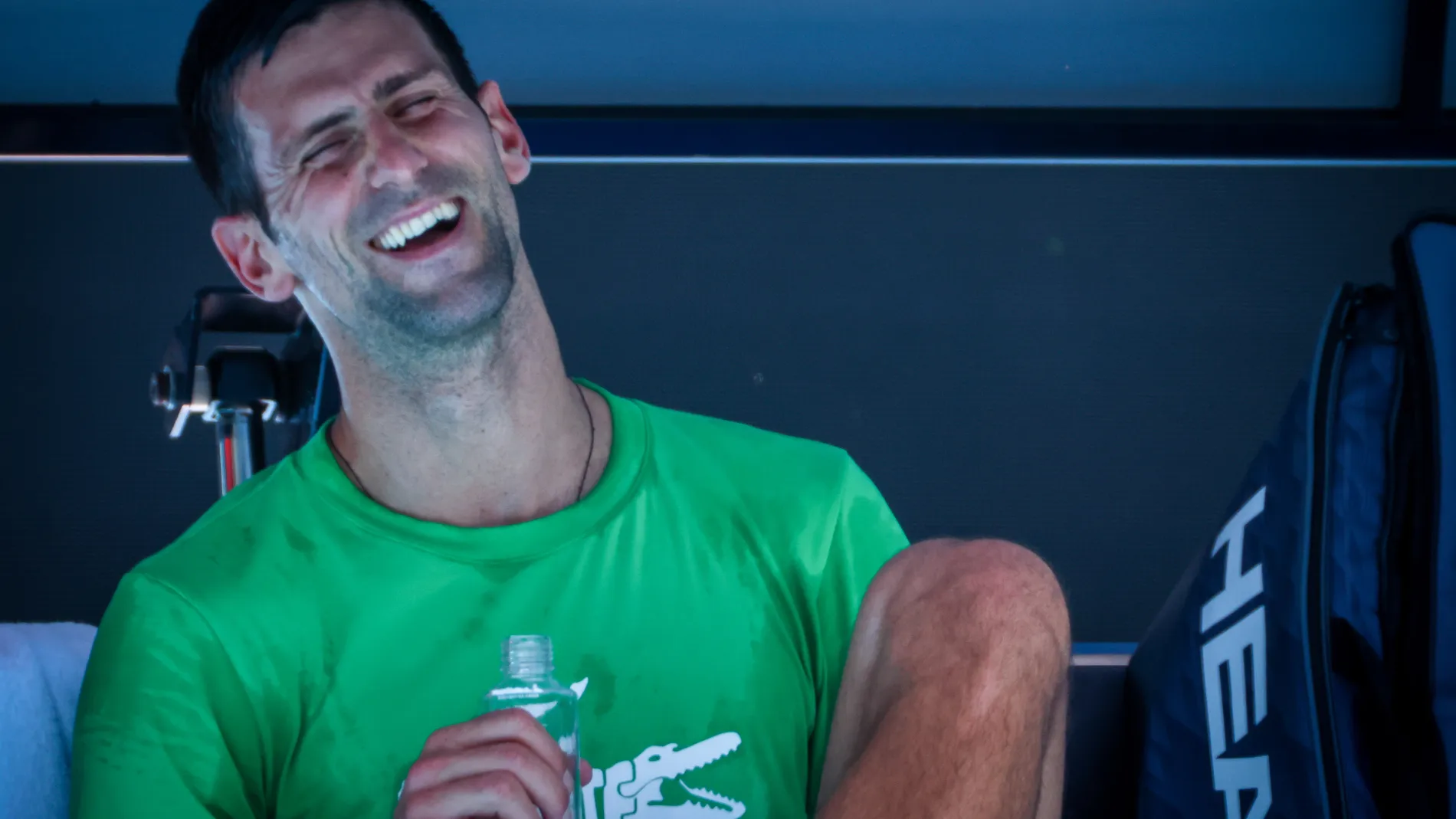 Novak Djokovic continúa con sus entrenamientos