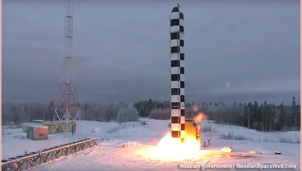 El Sarmat es el primer misil balístico intercontinental ruso completamente nuevo en décadas