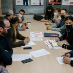 La secretaria de Organización del PSOE de Castilla y León, Ana Sánchez, se reúne con socialistas sorianos
