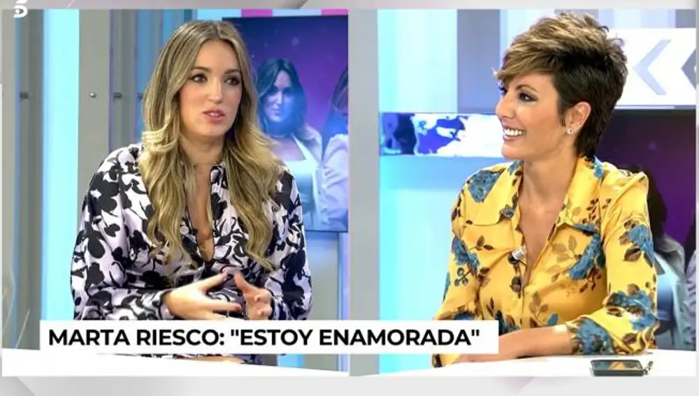 Marta Riesco, entrevistada por Sonsoles Ónega en 'Ya son las Ocho'