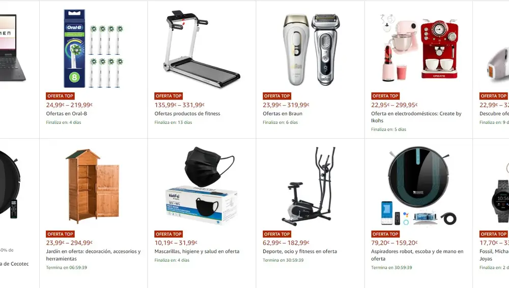 Las mejores rebajas de Amazon para estos días