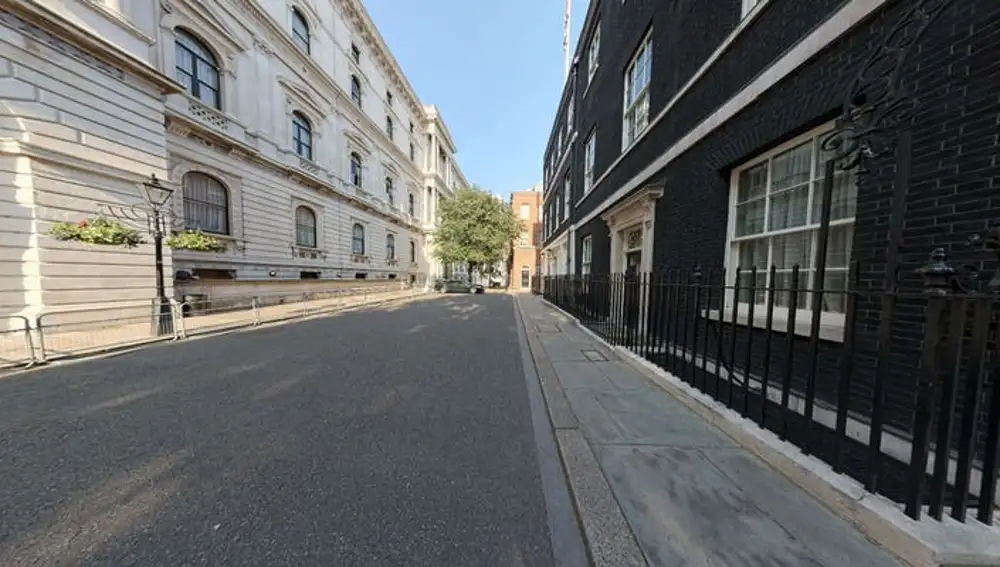 Vista exterior del 10 de Downing Street