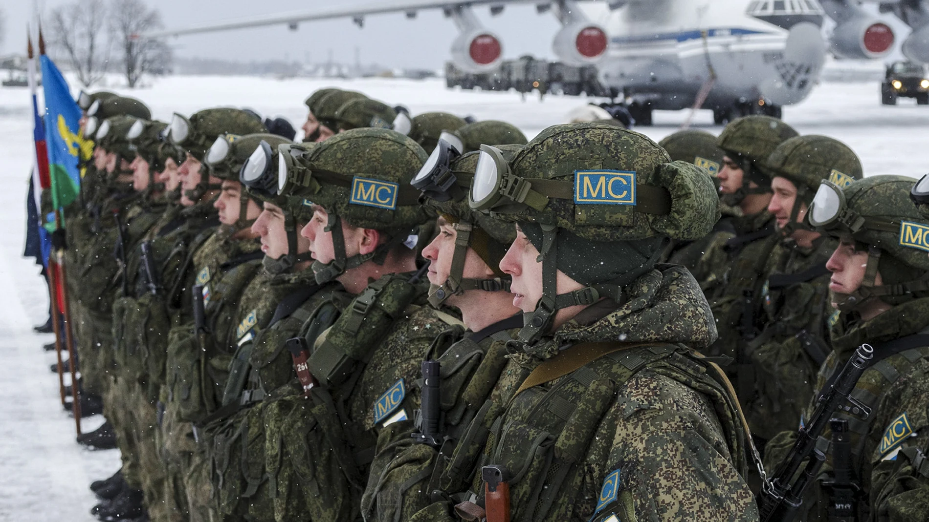 Tropas rusas salieron de Moscú hacia Kazajistán, hace apenas dos semanas