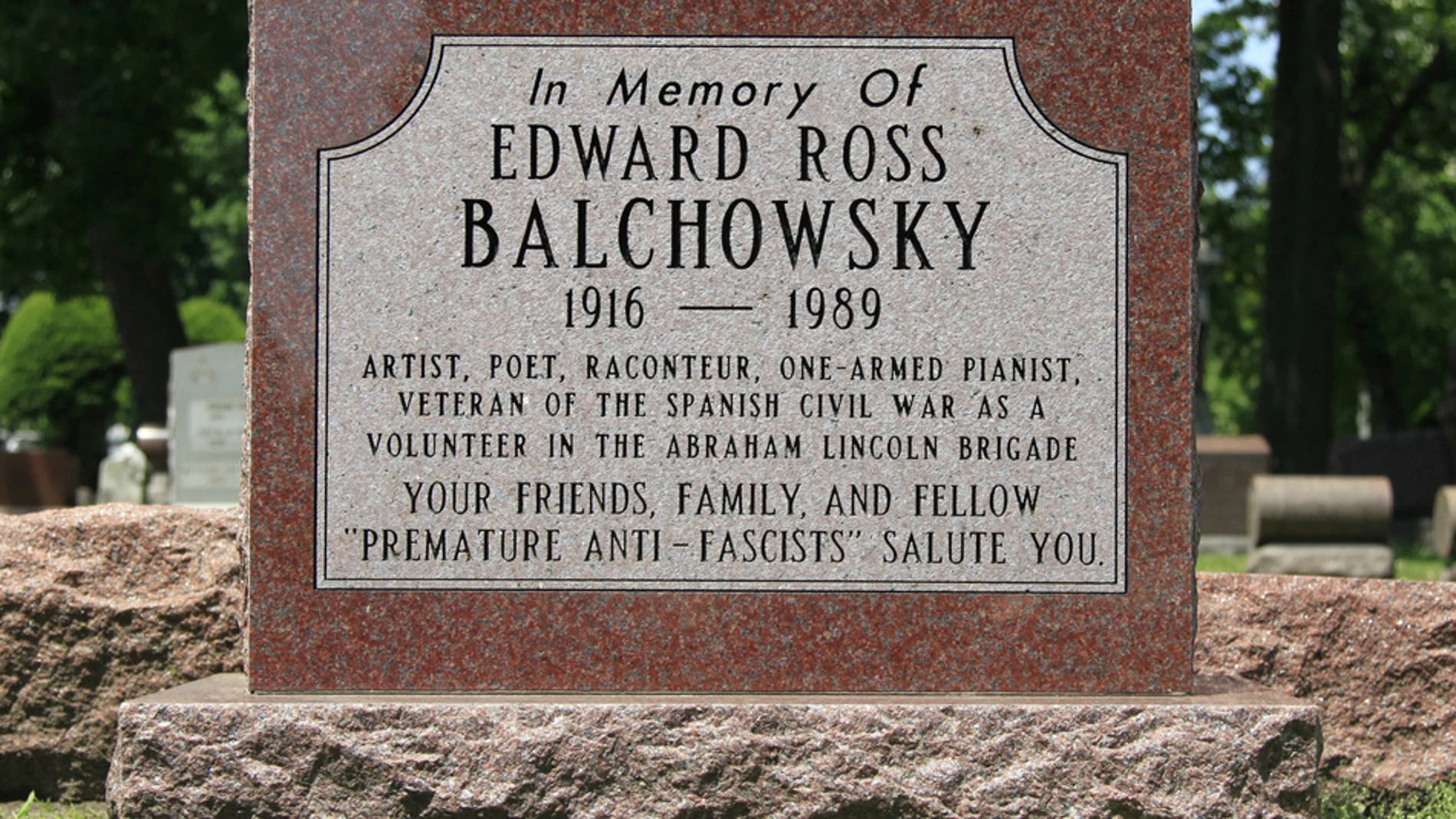 La tumba de Eddie Balchowsky