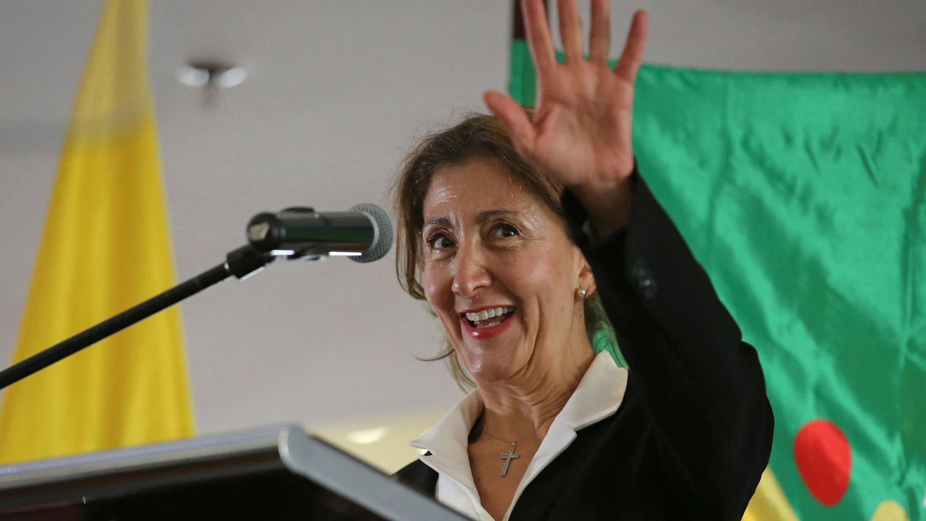 La precandidata presidencial colombiana Íngrid Betancourt