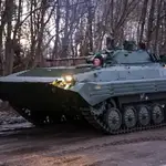 Militares rusos preparan sus vehículos militares para el ejercicio militar conjunto de Rusia y Bielorrusia &quot;United Resolve 2022&quot; en Bielorrusia, ayer