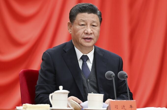 El presidente chino Xi Jinping se dirige a la sexta sesión plenaria de la 19ª Comisión Central del Partido Comunista de China para la Inspección Disciplinaria (CCDI) en Pekín