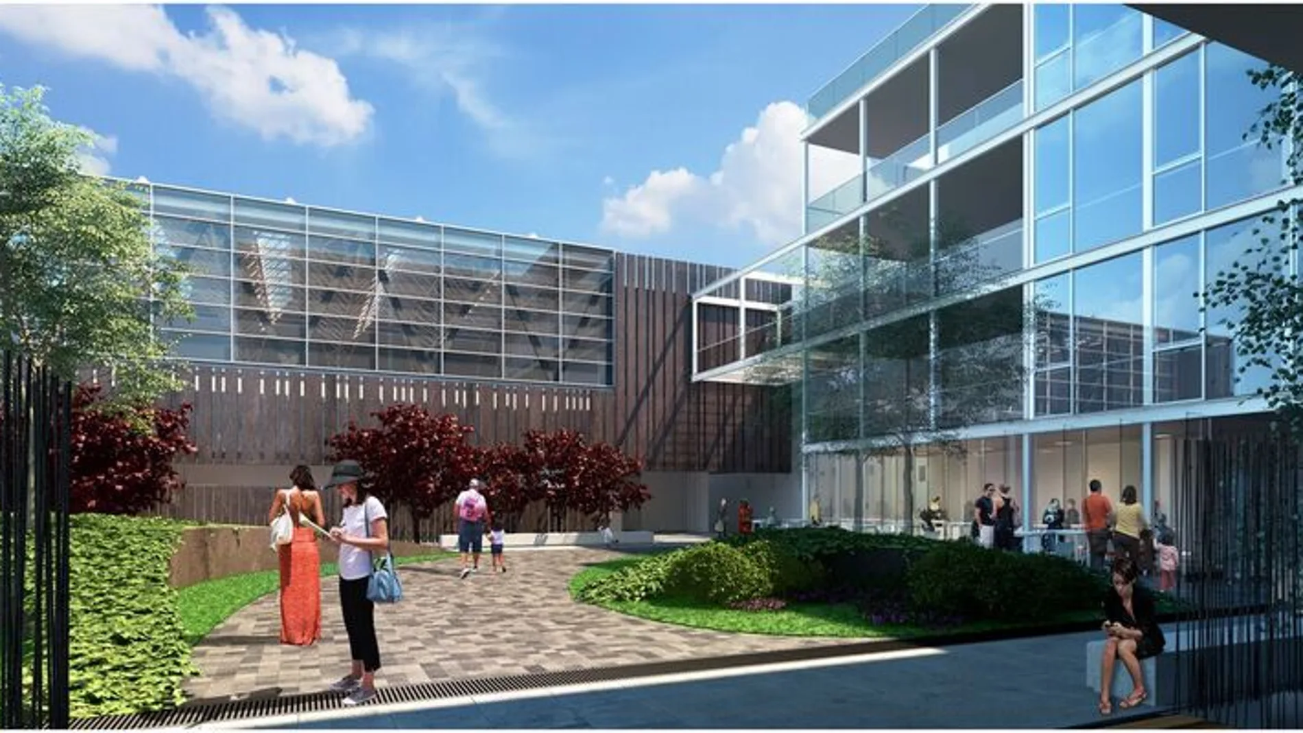 Nuevo polideportivo de la calle Fúcar, en Centro