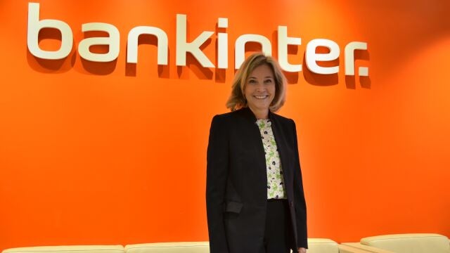 Dolores Dancausa, consejera delegada de Bankinter, durante la presentación de resultados del banco del primer trimestre