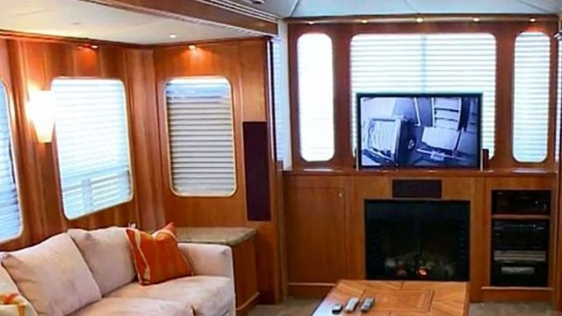 Interior de la autocaravana adquirida por DiCaprio.