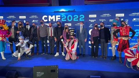 Irene García en la presentación del Concert Music Festival en el Teatro Real de Madrid