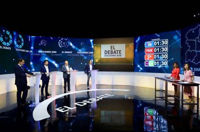 Último debate electoral celebrado en Castilla y León