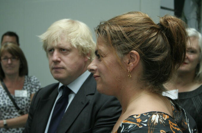 Tracey Emin y Boris Johnson en 2010