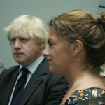 Tracey Emin y Boris Johnson en 2010