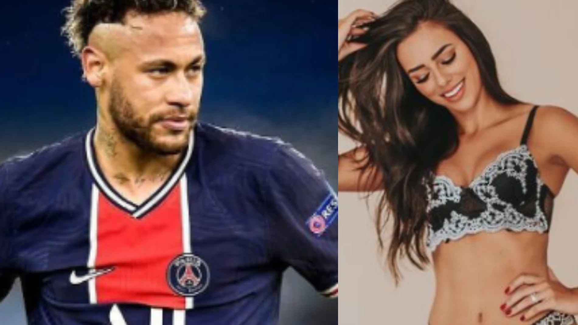 Neymar, junto a su nueva novia