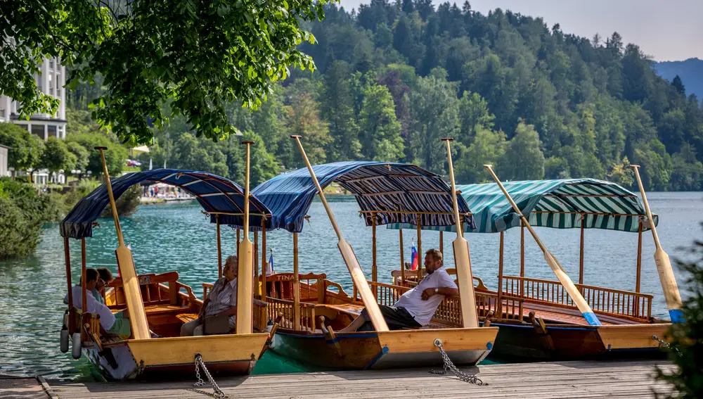 Lago en Eslovenia.