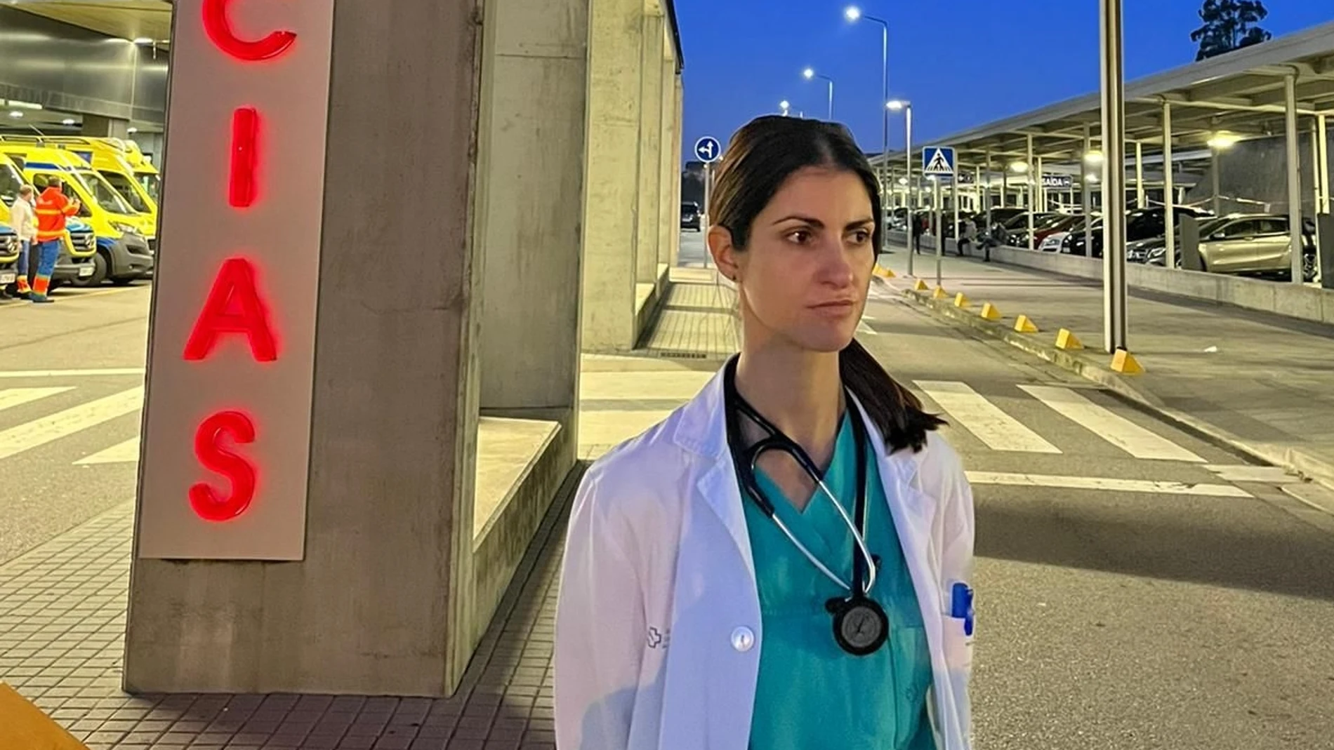 Sandra Justo, médico de urgencias del Hospital Álvaro Cunqueiro, en Vigo