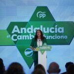 Loles López en la Convención del PP-A "Tres años de cambio en Andalucía" en Cádiz