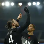  La extraña celebración de Sergio Ramos tras marcar su primer gol en el PSG