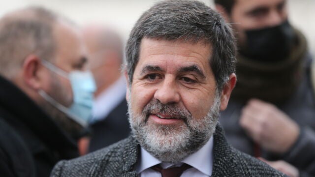 El secretario general de Junts per Catalunya, Jordi Sànchez, a su llegada al acto de conciliación con el líder del PP el pasado día 25