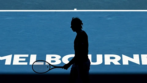 Nadal, en la Rod Laver Arena