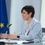 La ministra Portavoz, Isabel Rodríguez. EUROPA PRESS/A.Ortega.POOL