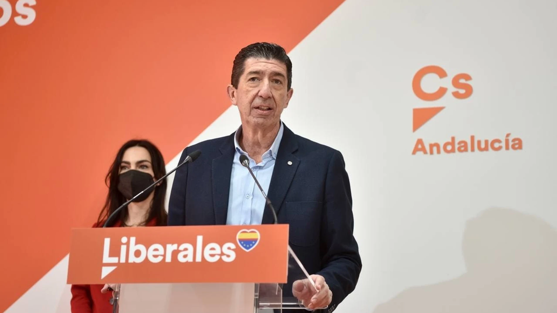 El vicepresidente de la Junta y coordinador de Cs en Andalucía, Juan Marín