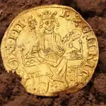 La moneda de oro de Enrique III, que se cree que se hizo en 1257