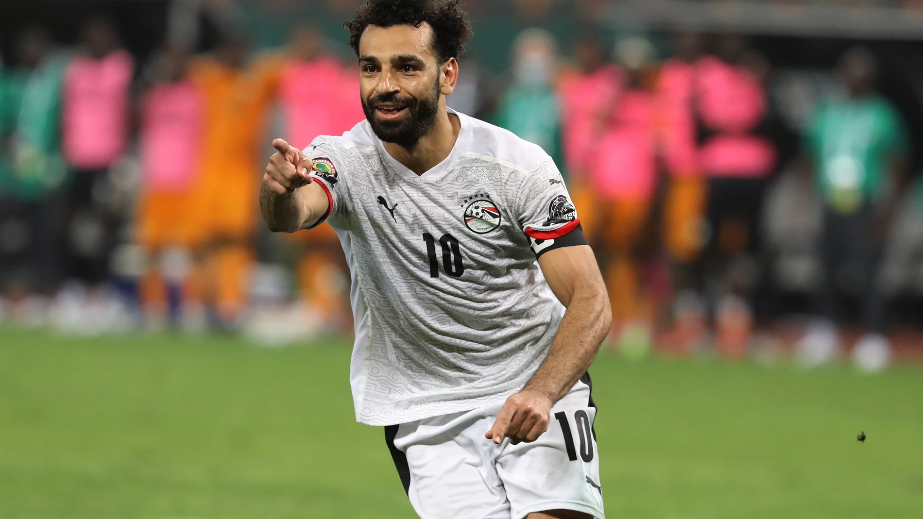 Mohamed Salah ha marcado dos goles en esta Copa de África, por tres de Sadio de Mané.