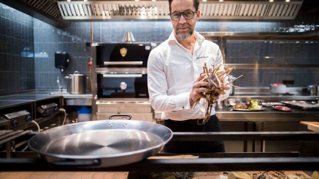 Quique Dacosta en uno de sus restaurantes