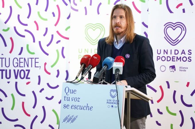 Pablo Fernández, candidato de Unidas Podemos a la Junta, presenta la campaña
