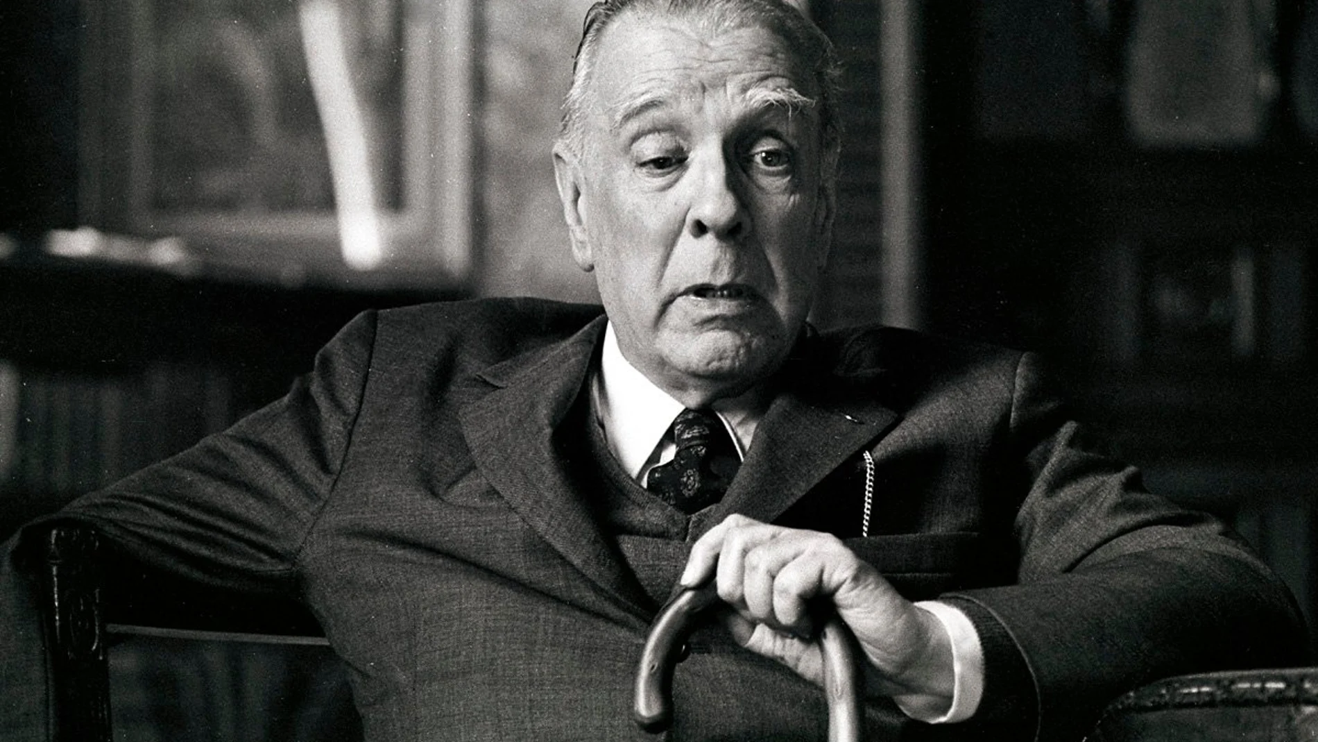 El escritor Jorge Luis Borges