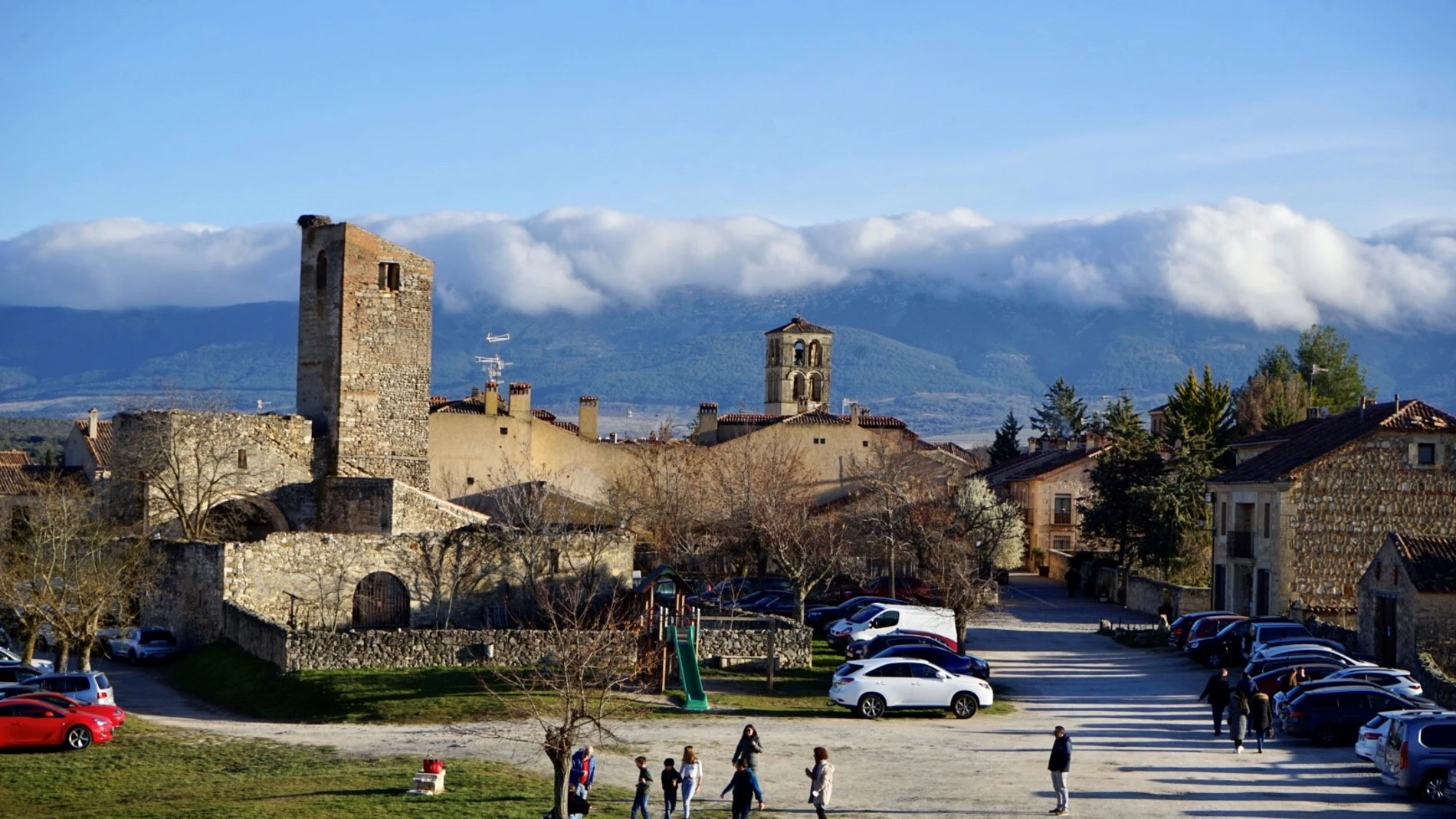 Vista de Pedraza desde su castillo.