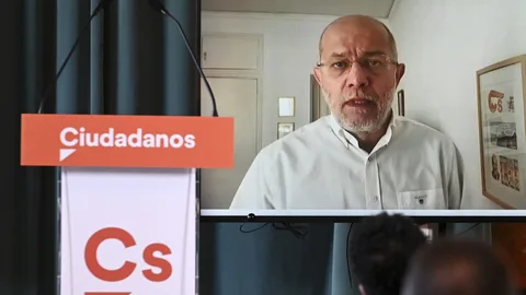 El candidato de Ciudadanos a la Presidencia de la Junta, Francisco Igea, participa de forma telemática