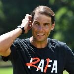 Rafa Nadal, el día después de hacer historia en el Open de Australia