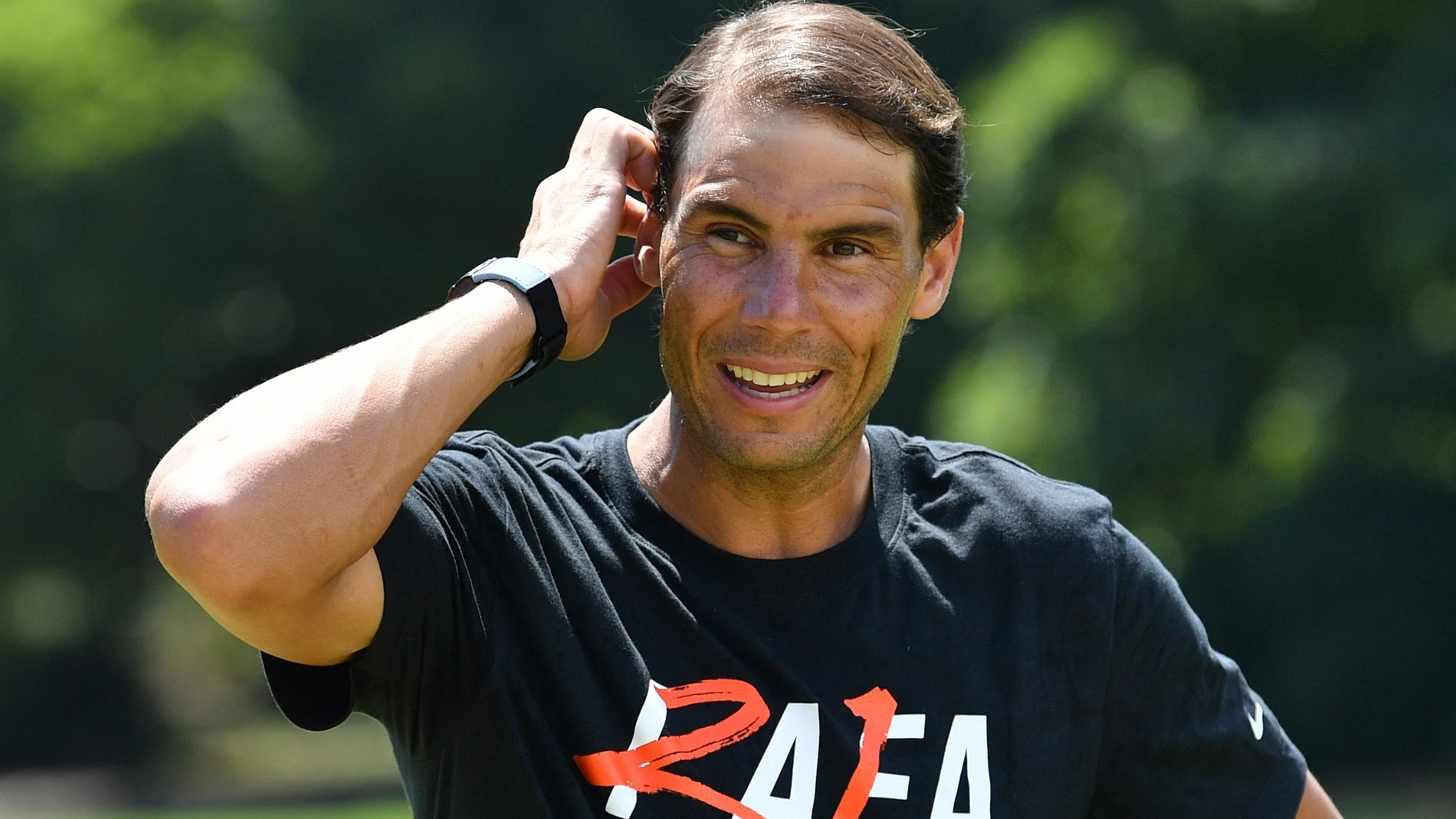 Rafa Nadal, el día después de hacer historia en el Open de Australia