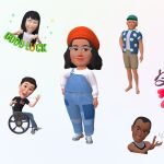 Algunos de los avatares 3D de Meta para sus redes sociales.