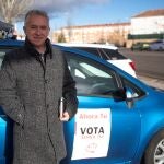SORIA, 01/02/2022.-El candidato de la agrupación de electores de Soria ¡Ya!, Ángel Ceña