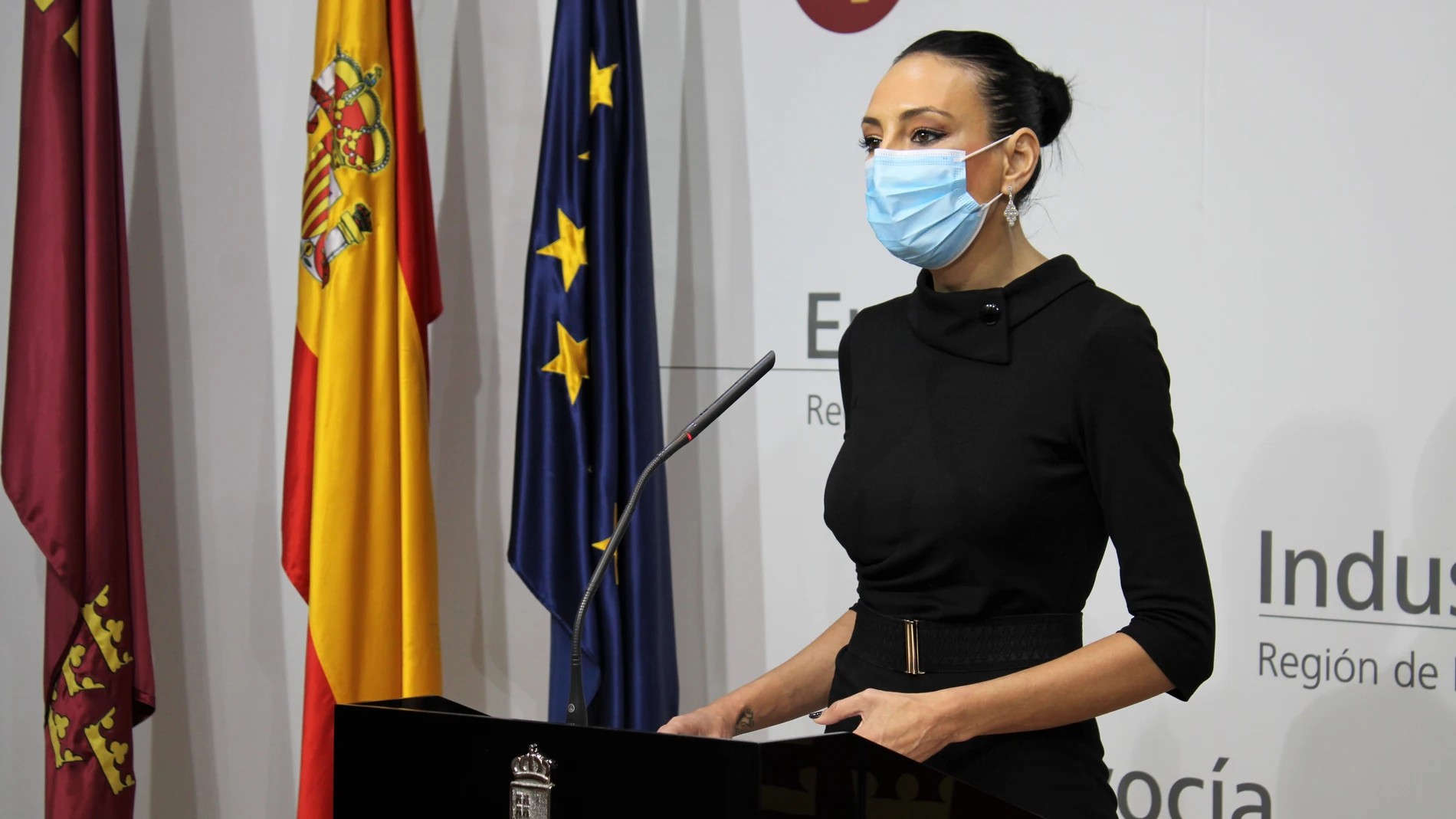 La consejera Valle Miguélez presentó los datos del paro del mes de enero.