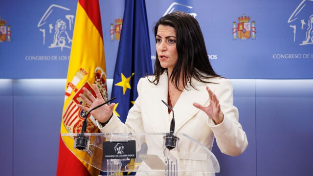 La secretaria general de Vox en el Congreso, Macarena Olona. Alejandro Martínez Vélez / Europa Press