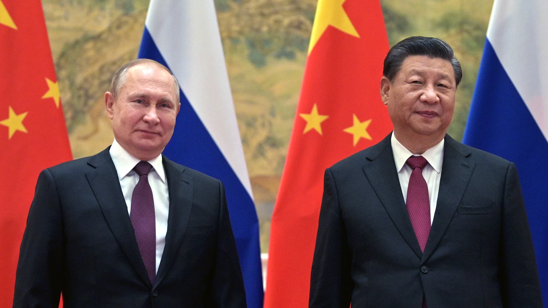 Vladimir Putin, presidente de Rusia, y Xi Jinping, presidente de China