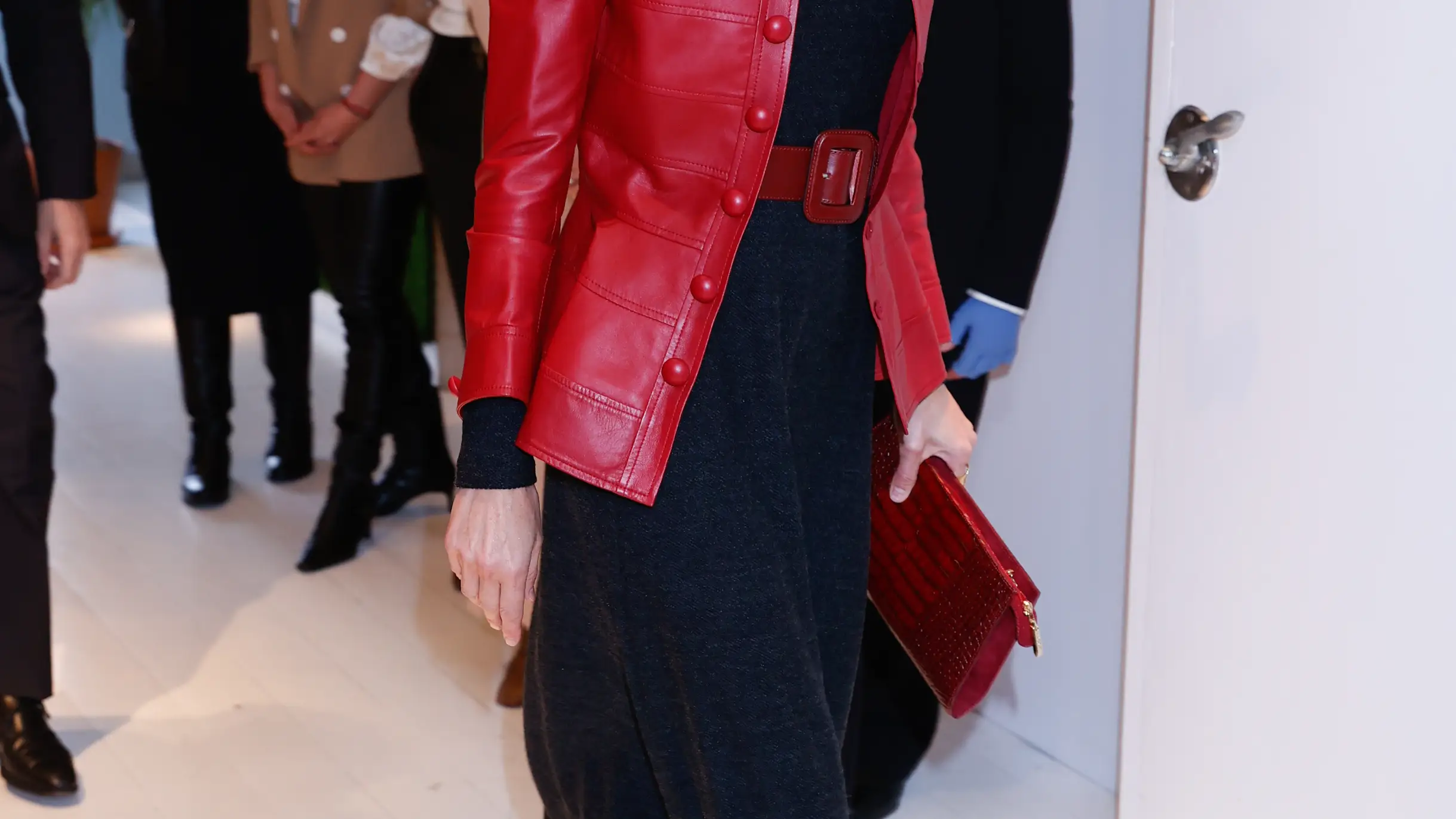 Queen Letizia during the XI edition of the forum against cancer on the occasion of the world day in Madrid 04 February 2022