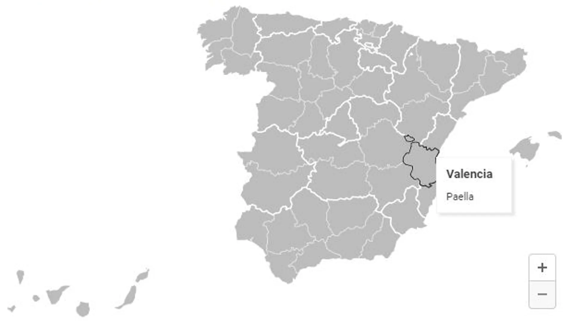 La gastronomía española, provincia a provincia