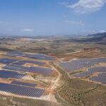 Vista aérea de los parques fotovoltaicos que han cambiado el paisaje almeriense
