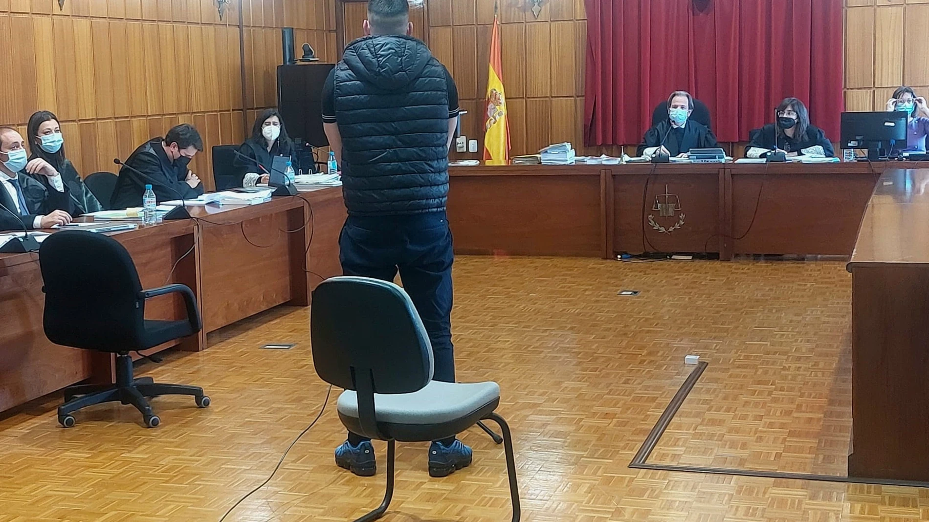 El acusado, en el juicio