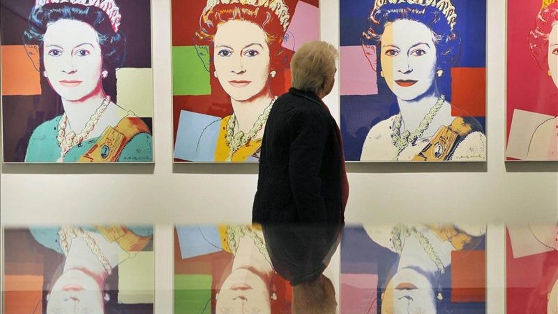 Los retratos que Warhol hizo de Isabel II de Inglaterra fueron expuestos, entre otros lugares, en Windsor