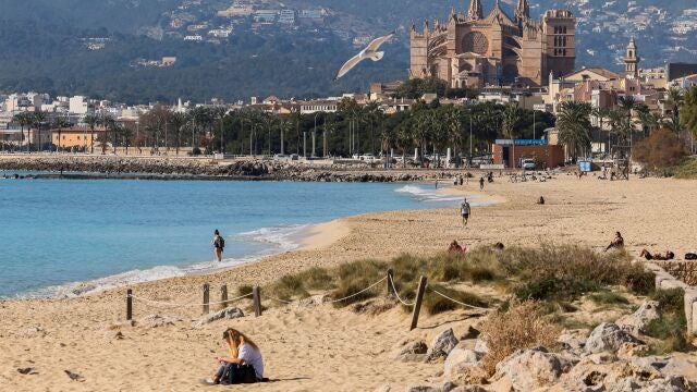Vista general de la Bahía de Palma en Mallorca, Baleares