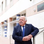 El consejero de Salud y Familias de la Junta de Andalucía, Jesús Aguirre