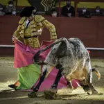 El diestro Morante de la Puebla en la Feria de San Blas, en la plaza de Toros de Valdemorillo