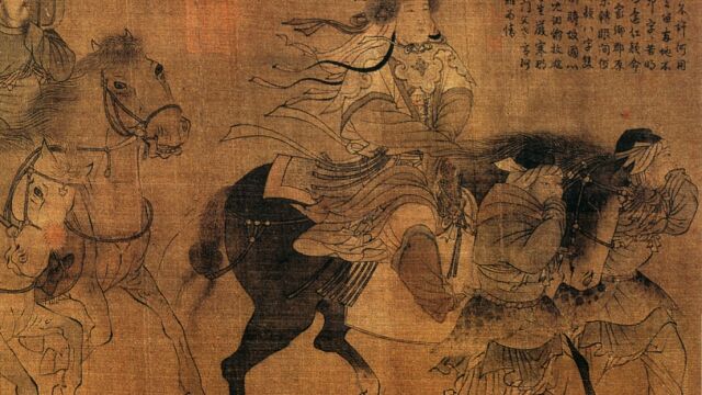 Una obra de arte de la dinastía jin en China